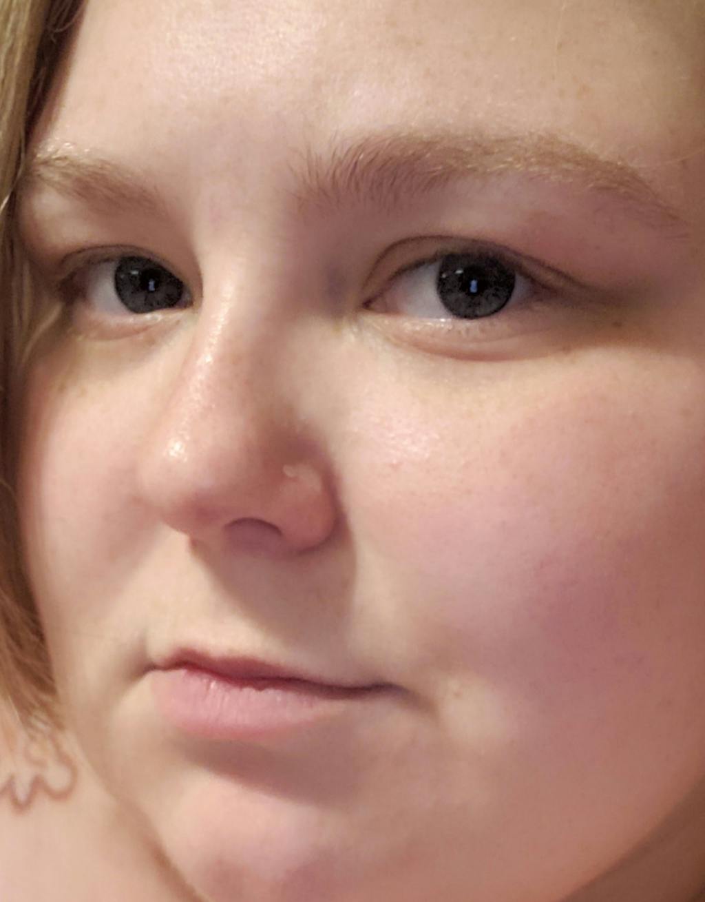 Flesh Tone Glass Retainer Glasswear Studios Tulsa Body Jewelry